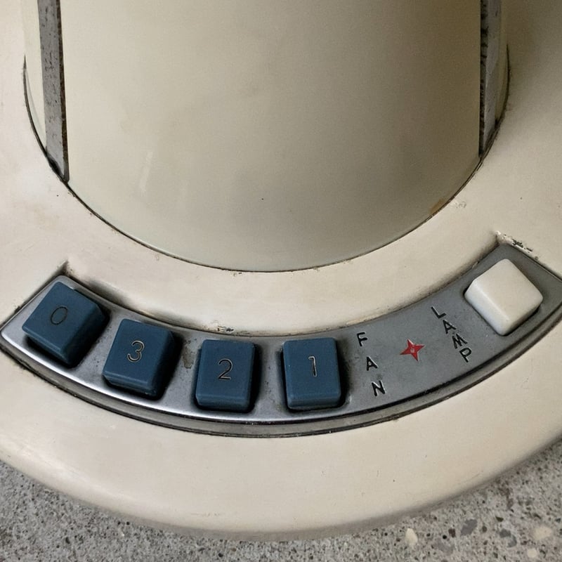 Toshiba 東芝 東京芝浦電気 ヴィンテージ扇風機 ランプ付き 一体型