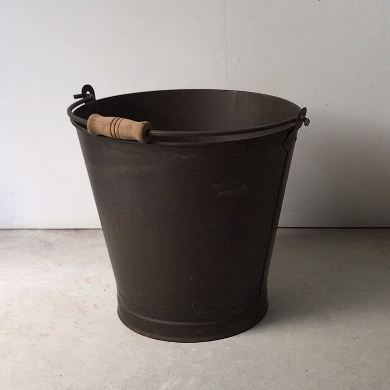 銅のバケツ 持ち手＝木製 昭和中期 ヴィンテージバケツ | GobaTools