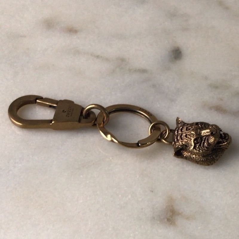 GUCCI グッチ キーリング タイガーヘッド 2018年製 中古極美品 | G