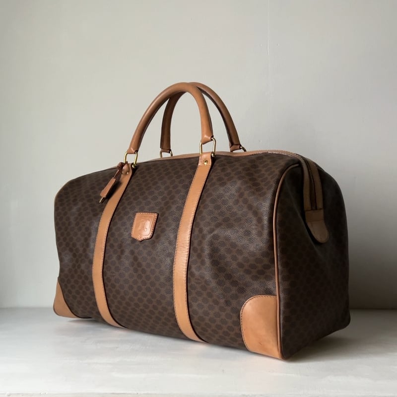 CELINE オールドセリーヌ トリオンフ(マカダム) 総柄 ボストンバッグ