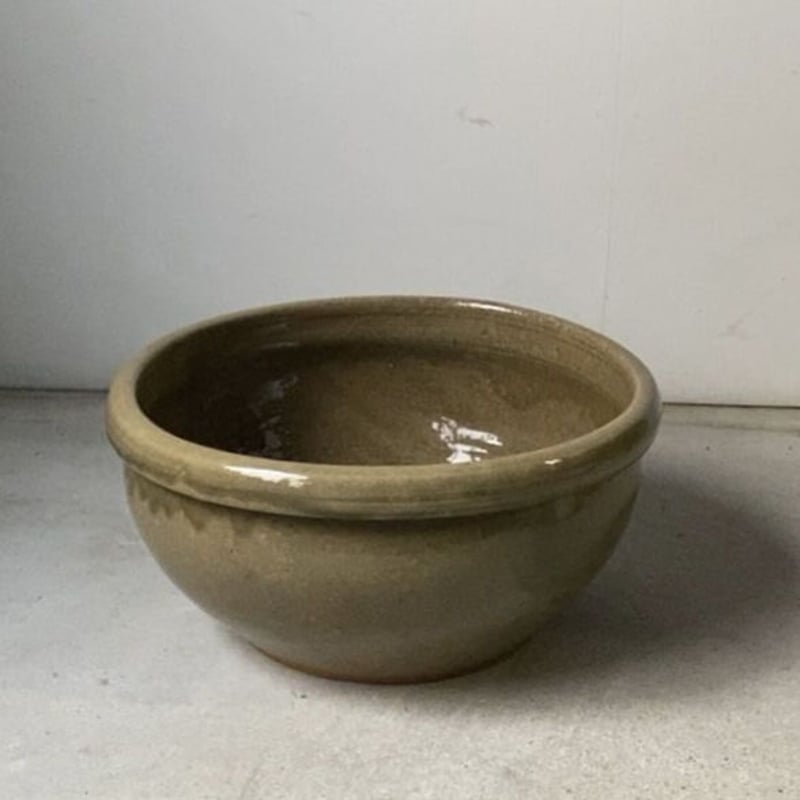 古い特大こね鉢39cm 民藝鉢 昭和期 古甕 大瓶 メダカ鉢 睡蓮鉢