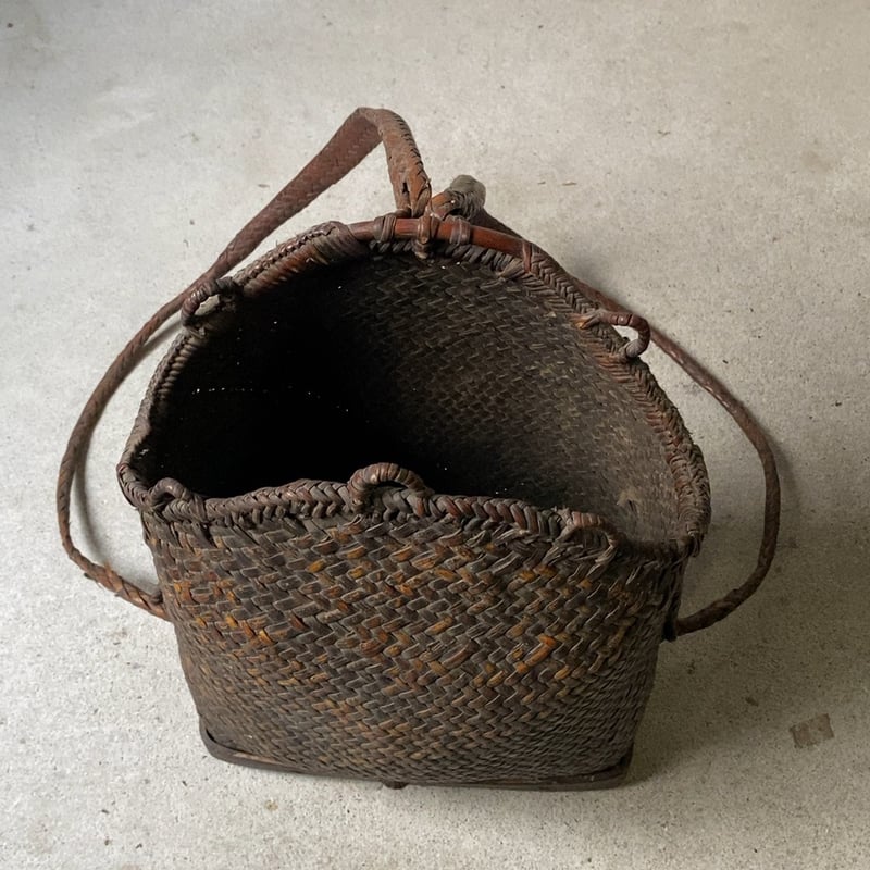 古道具 フィリピン ルソン島 古籠 民藝 vintage プリミティブ 竹編み
