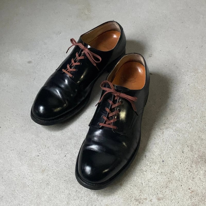 80s US NAVY サービスシューズ 約9インチ(27㎝)相当 USA製BILTRITE