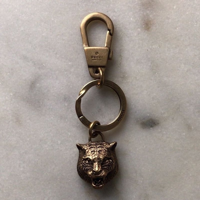GUCCI グッチ キーリング タイガーヘッド 2018年製 中古極美品 | G