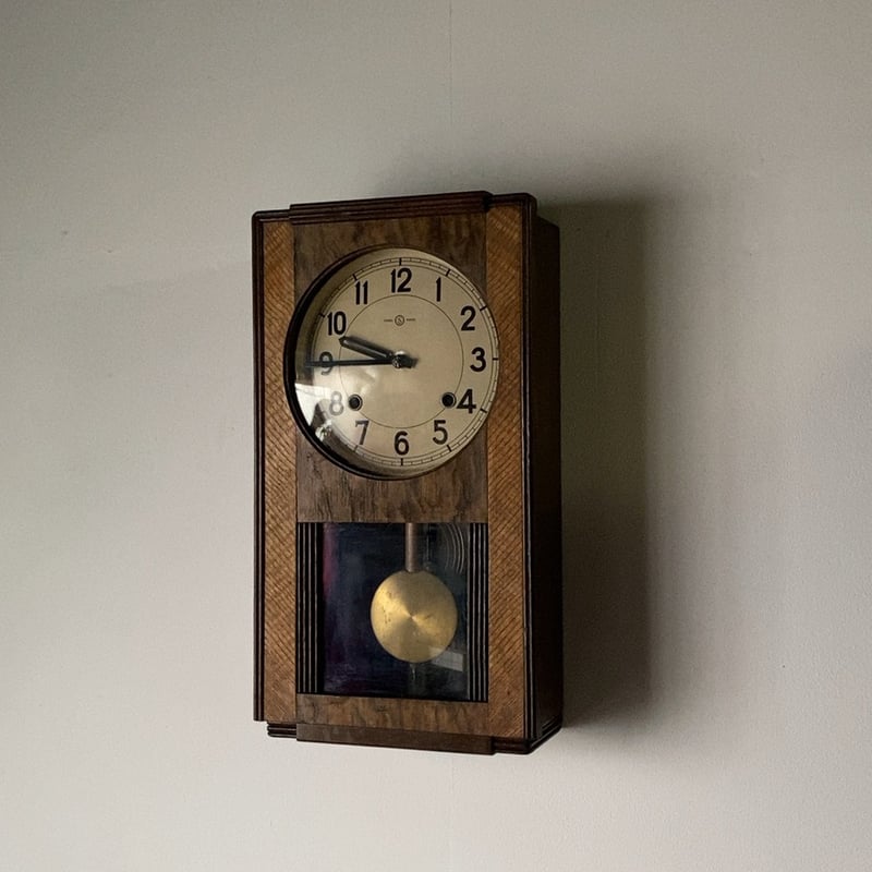 SEIKOSHA 精工舎 セイコー社 古い柱時計 木製 / 真鍮 振り子時計