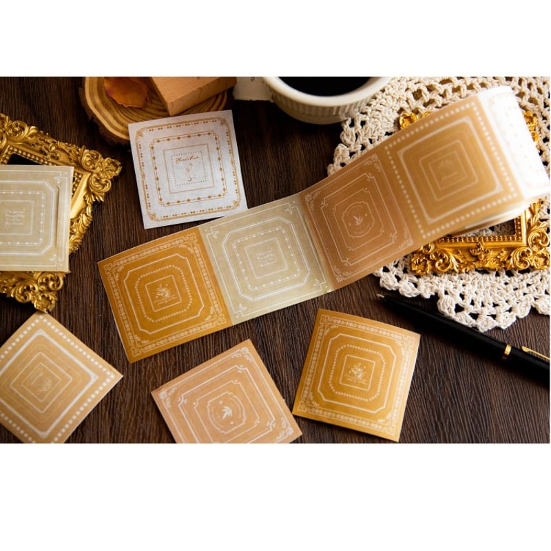 カラーフレームロールシール 1130-9 | ハル×文具女子の文具専門店