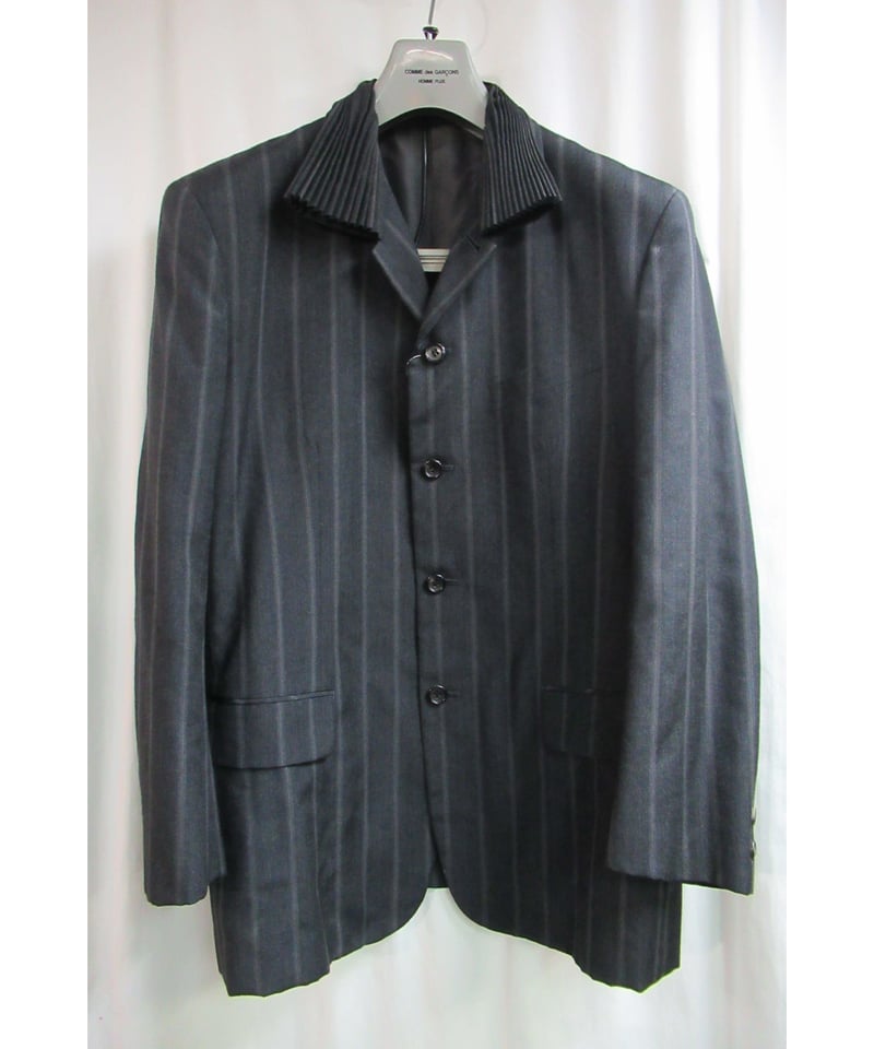 レア 80's COMME des GARCONS HOMME PLUS プリーツ襟デザインセ