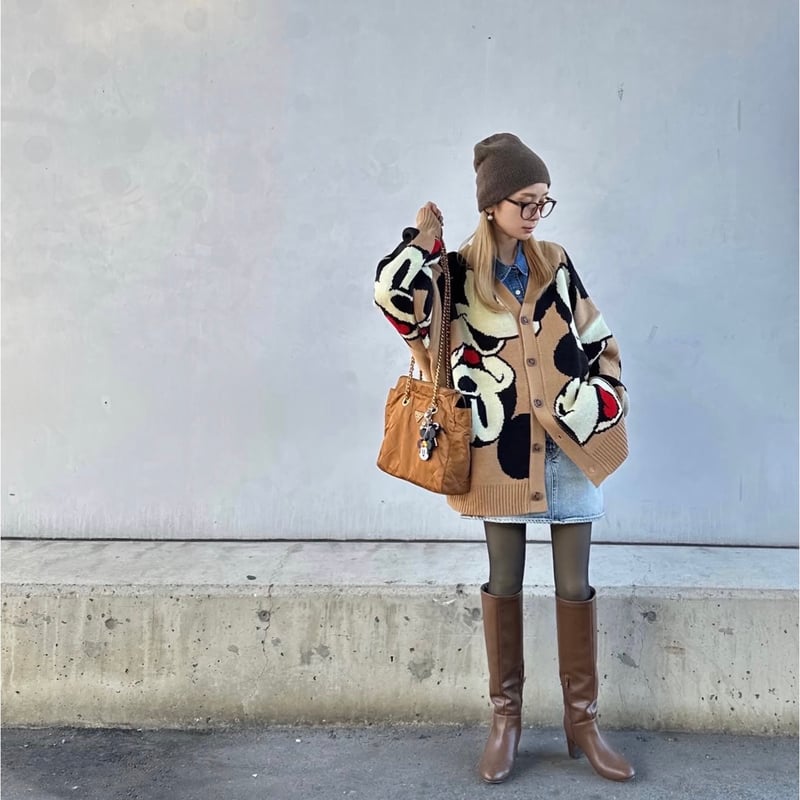 0378 【即納】♥️数量限定♥️mickey over cardigan/4カラー❤︎まいさ