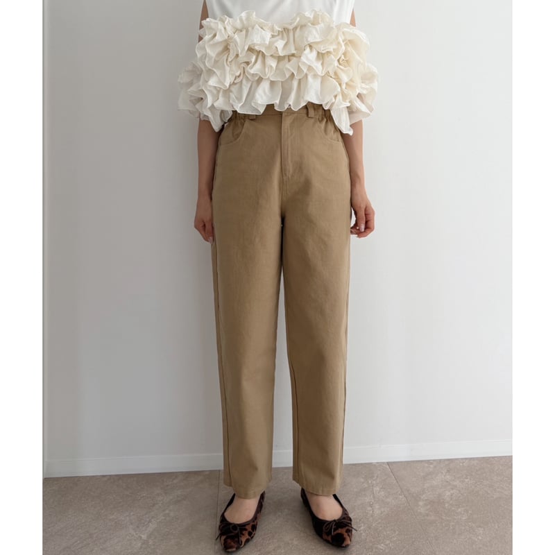 再入荷なし《AMIE original》ウエストサイドゴムpants | AMIE