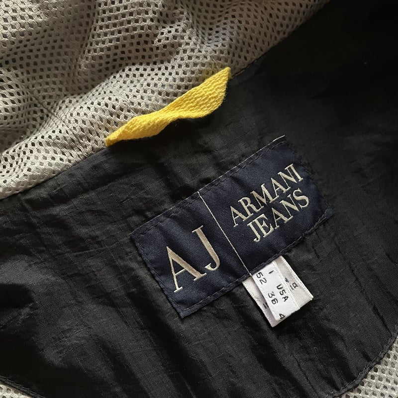 90s~ Armani Jeans design zip nylon foodie | sui