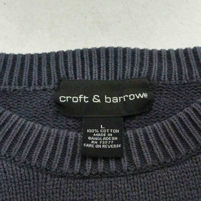 90s Croft & barrow stripe pattern cotton knit s