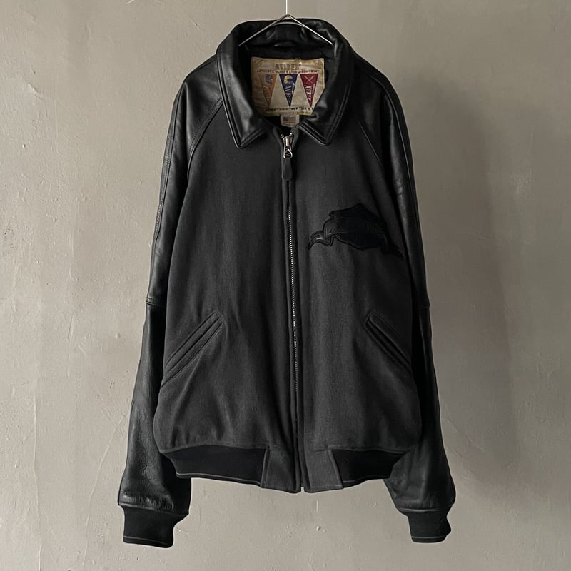 90s Avirex wool×jacket award jacket | sui & shara