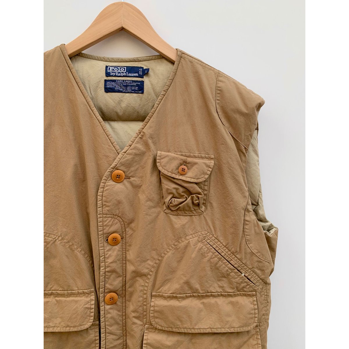 90s Ralph Lauren HUNTING DOWN VEST Size L | KORDS