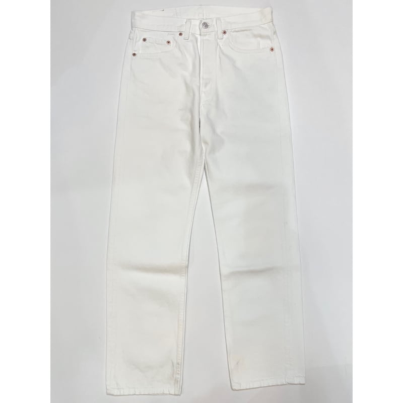 90s Levi's 501 WHITE DENIM PANTS MADE IN USA 🇺🇸
