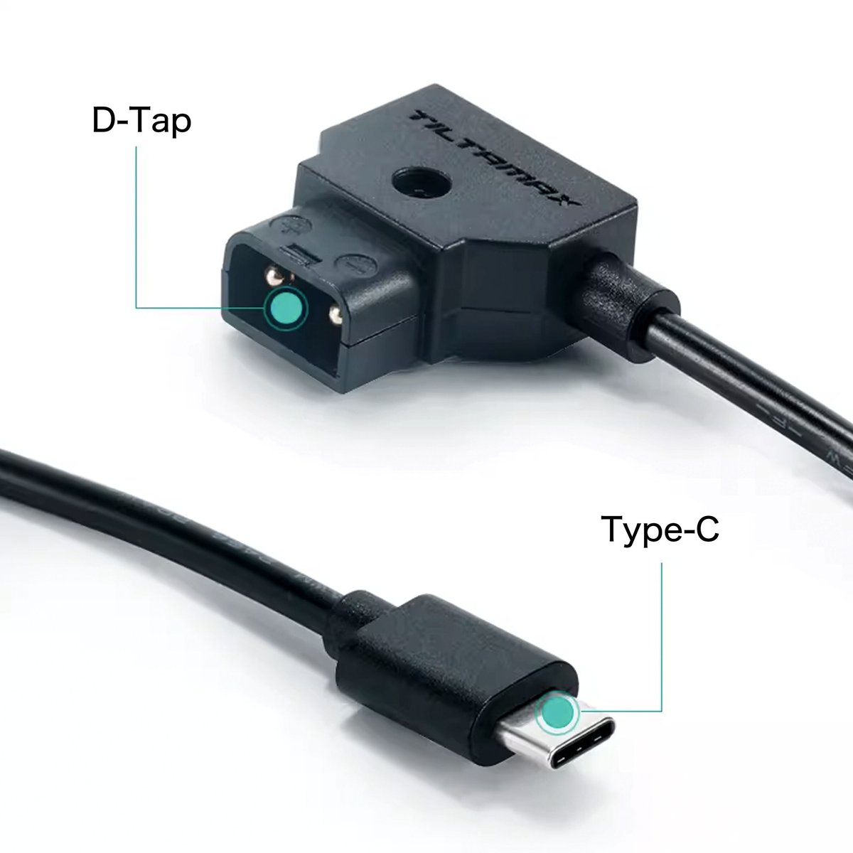 D-Tap To USB-C電源ケーブル P-Tap to USB-C Power Cable