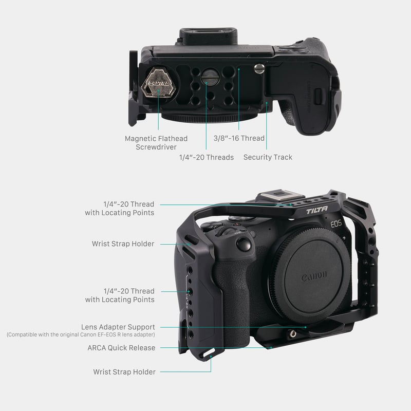 生産終了] Camera Cage for Canon R8 Lightweight Kit