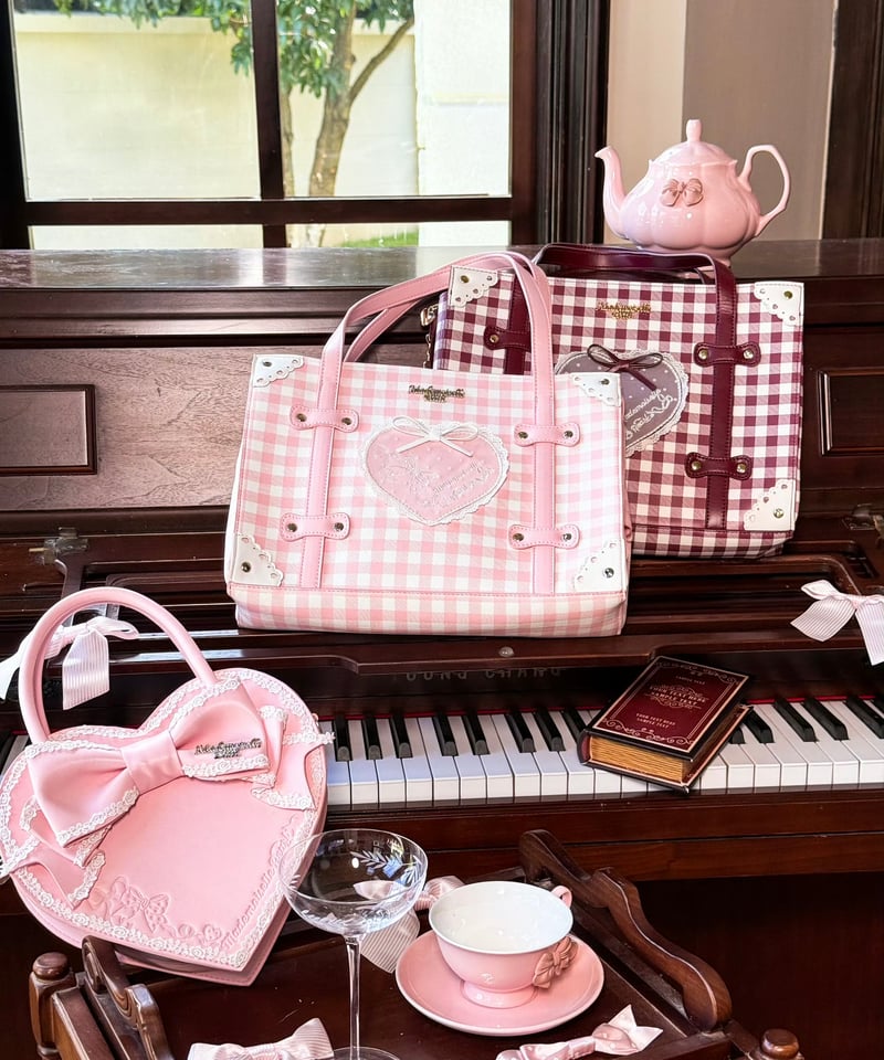 青木美沙子コラボ「ハートコンチェルト」ハート型バッグ 【9/30まで