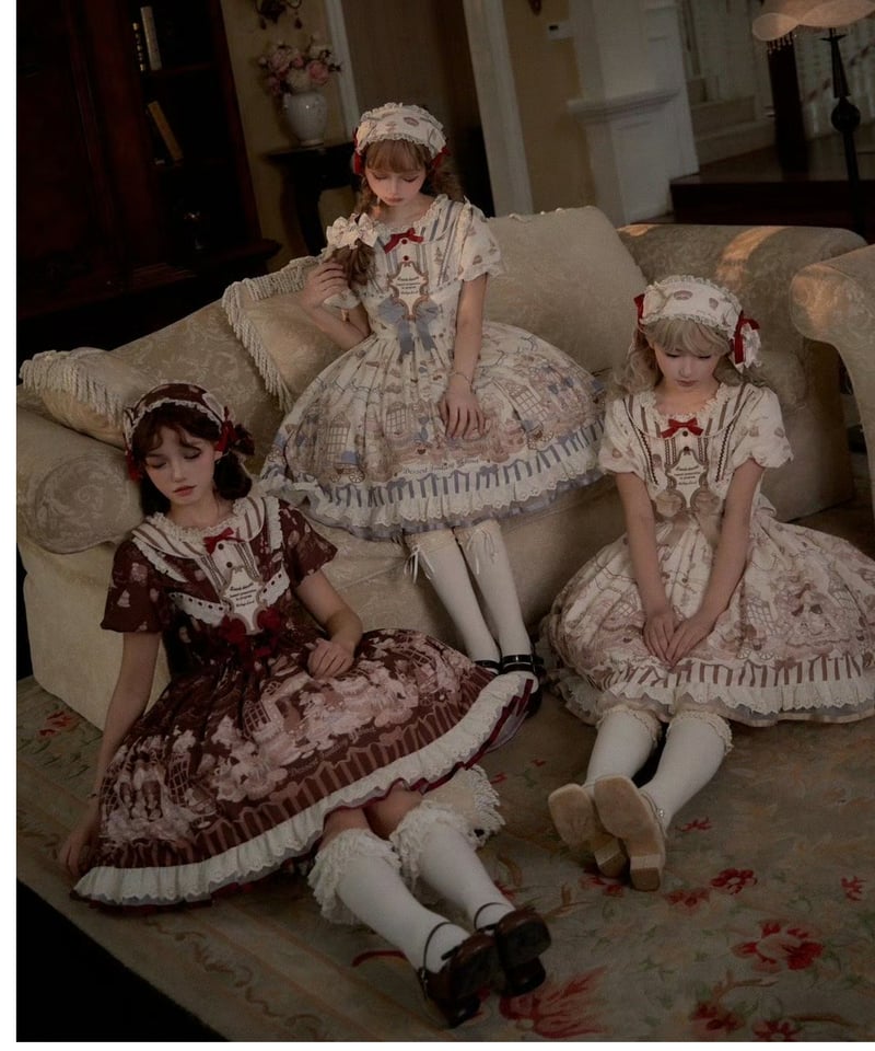 骨董菓子屋」ワンピース&ボンネット【10/28まで】送料無料！ | GIRLISM