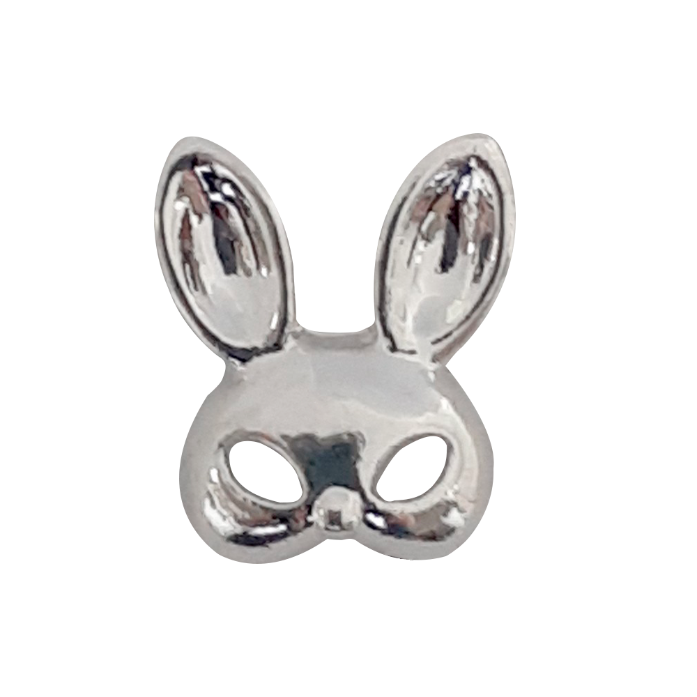 KiraNail ラビット マスク パーツ シルバー 5個入 | Kira Nail