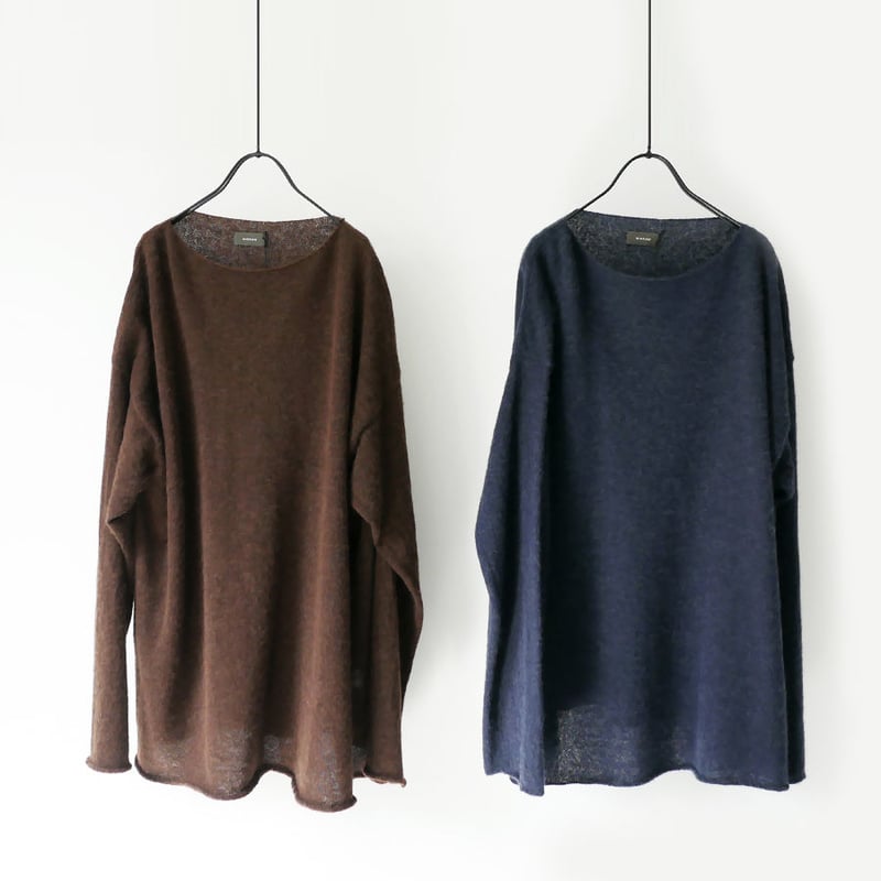 WIRROW｜ウィロウ｜Alpaca wool wide knit pullover｜size