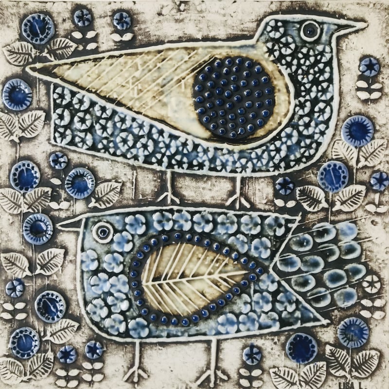 Lisa Larson/リサ・ラーソン】 UNIKシリーズ 鳥 《Gustavsberg》