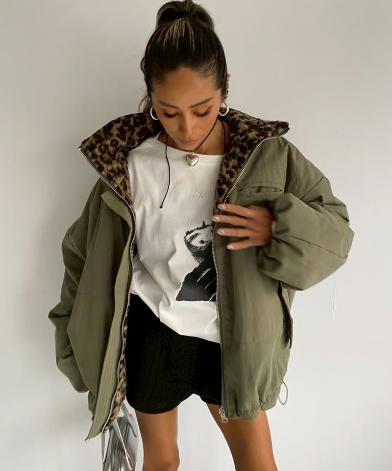 2way coat「leo sheep」#6065511（リバーシブル） | tabletho