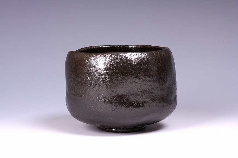 九代大樋長左衛門 黒茶碗 共箱 長左衛門印 共箱 | HIYOSHIDO