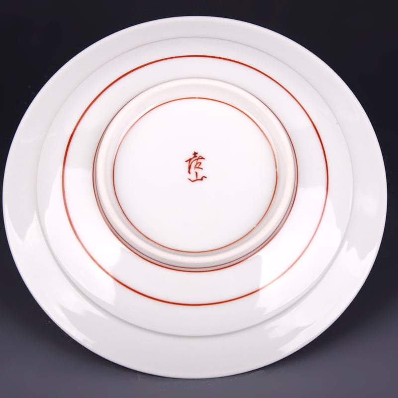 四代上出喜山 金文字入 絵変わり 銘々皿 共箱 九谷焼 | HIYOSHIDO