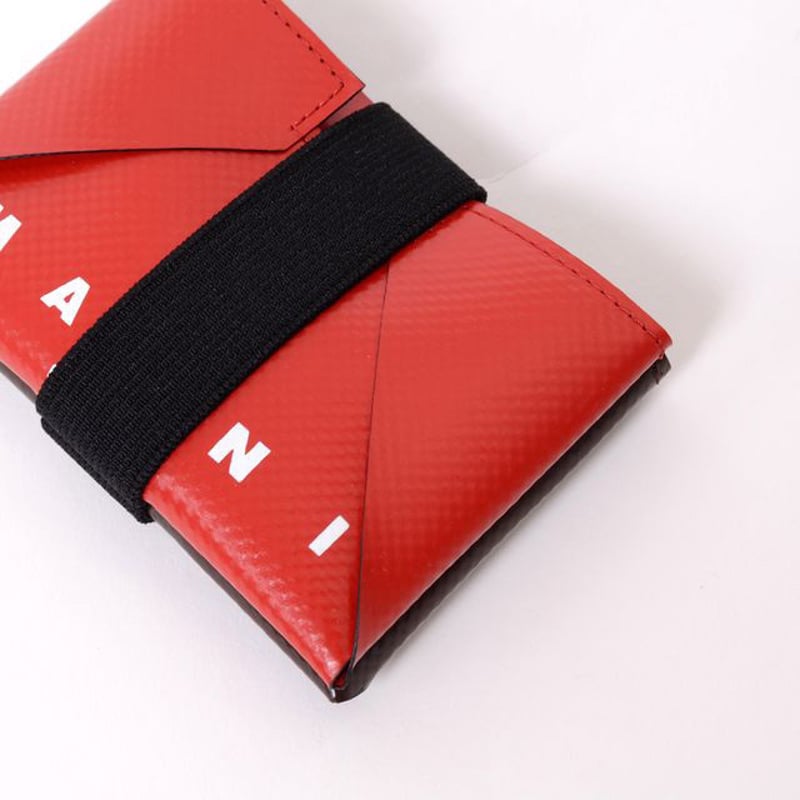 マルニ Marni 名刺入れ カードケース PVC レッド | YOKOAUNTY