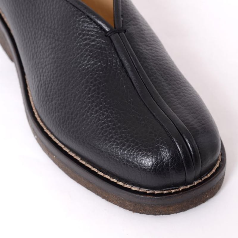 ルメール LEMAIRE PIPED SLIPPERS シューズ 牛革 ブラック | YOKO