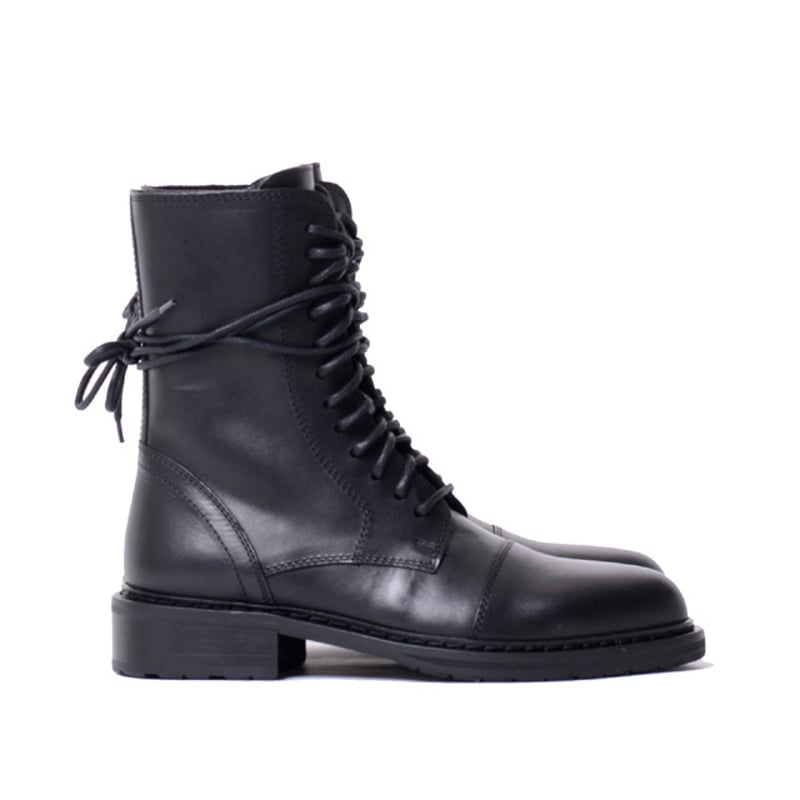 アンドゥムルメステール ann demeulemeester レースアップショート