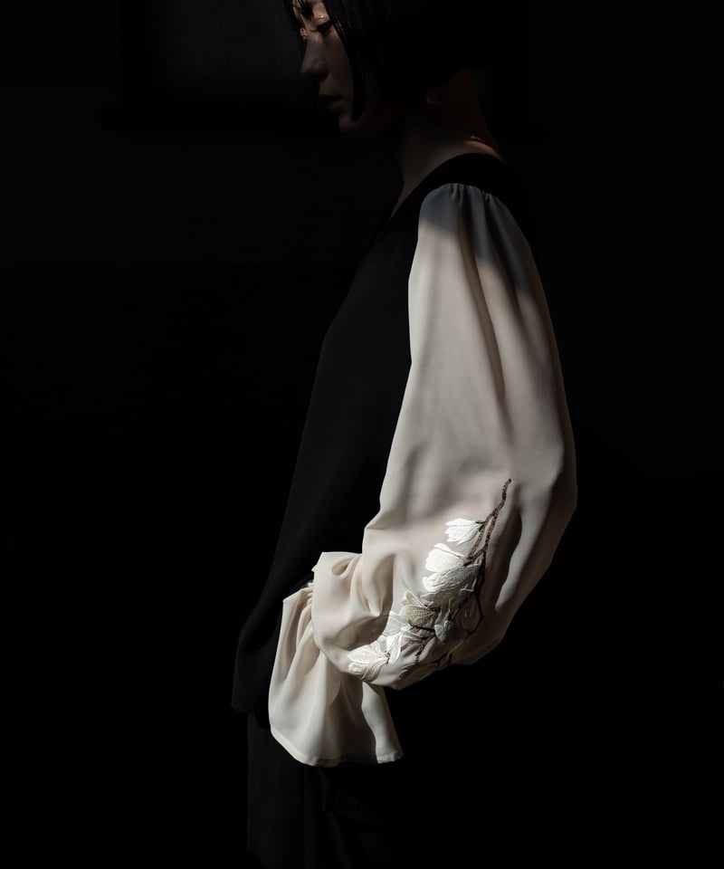 花を着るセットアップ 〈ブラウス〉【白木蓮】 | iCONOLOGY