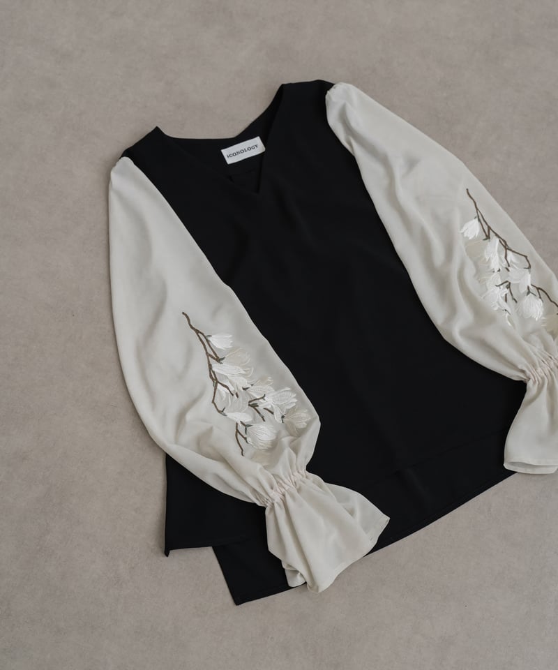 花を着るセットアップ 〈ブラウス〉【白木蓮】 | iCONOLOGY