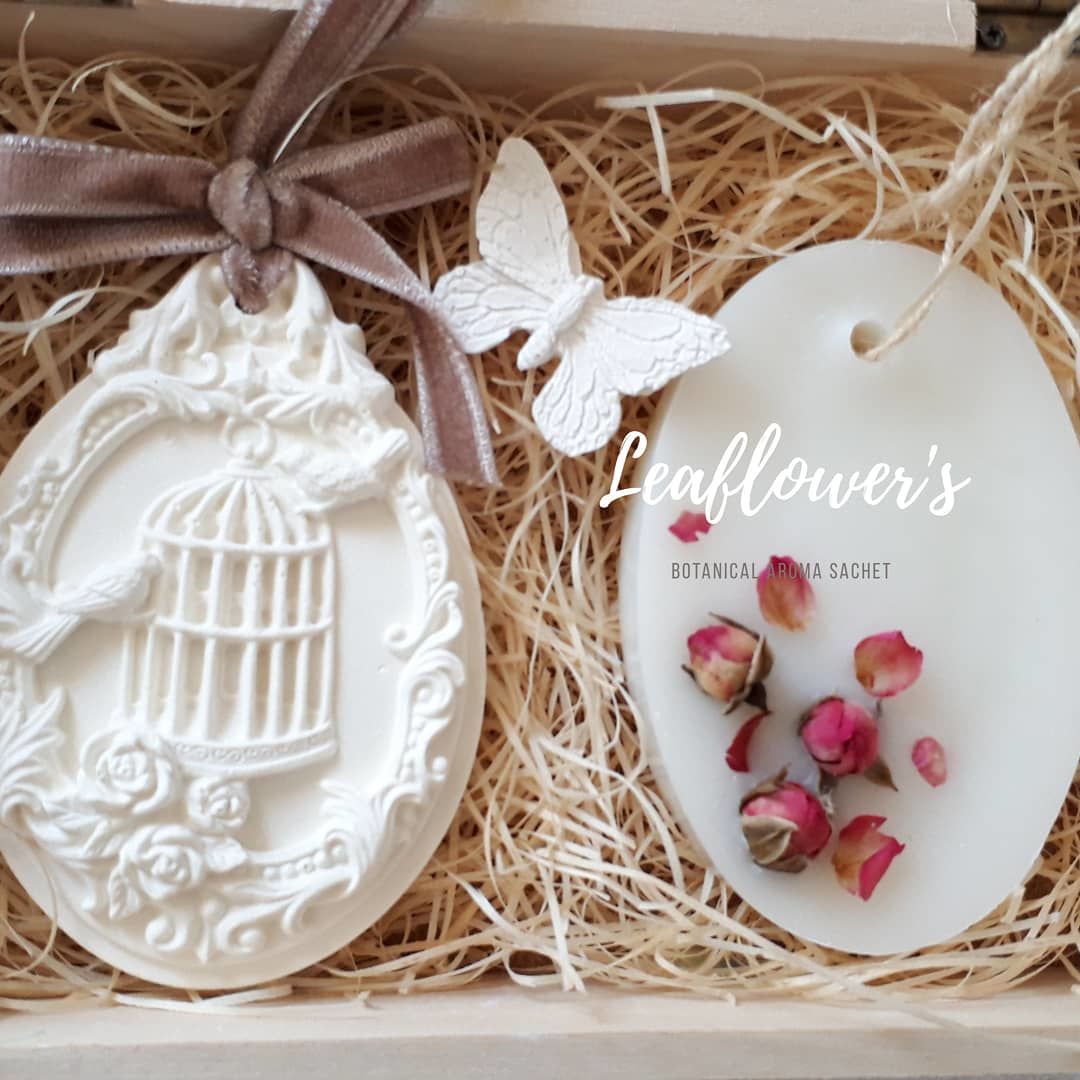 アロマストーン(鳥かご)&アロマワックスサシェ | Leaflower's