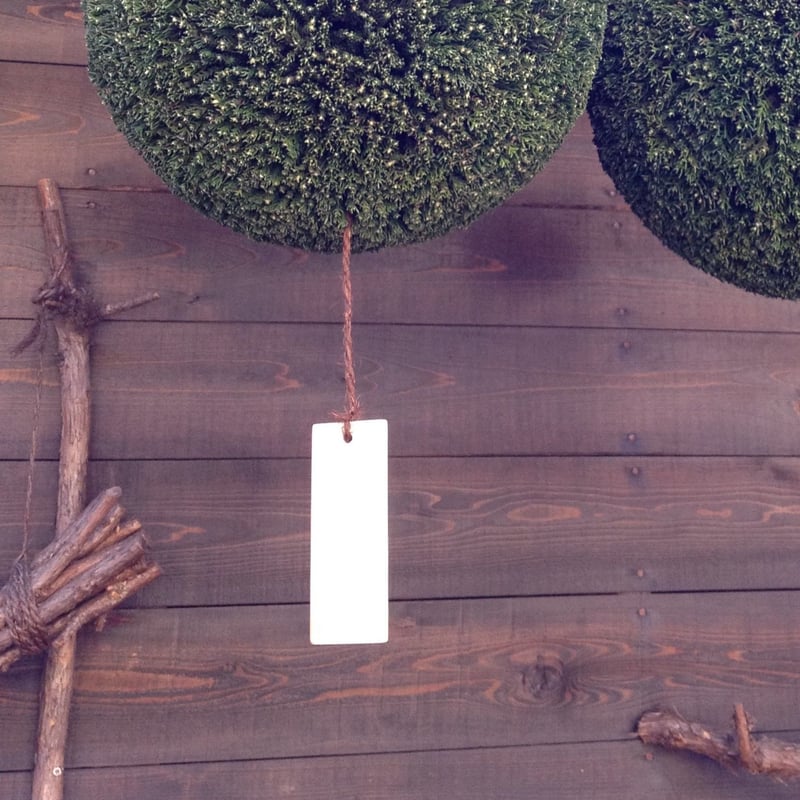 吊り下げ木札 | 楠玉屋