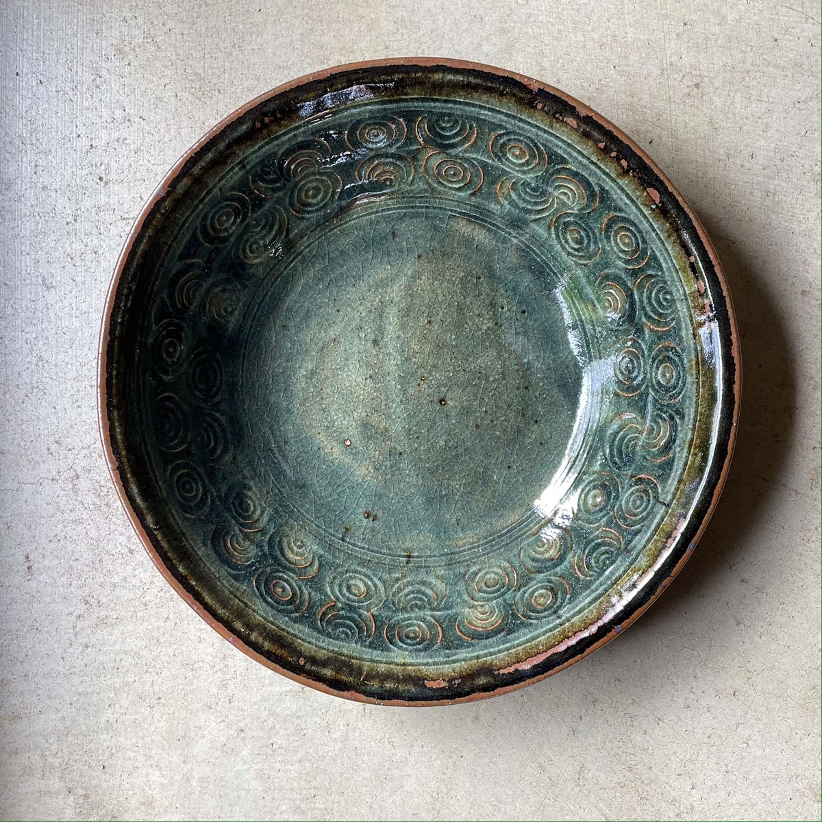 森山窯 押紋鉢9寸 | Linné