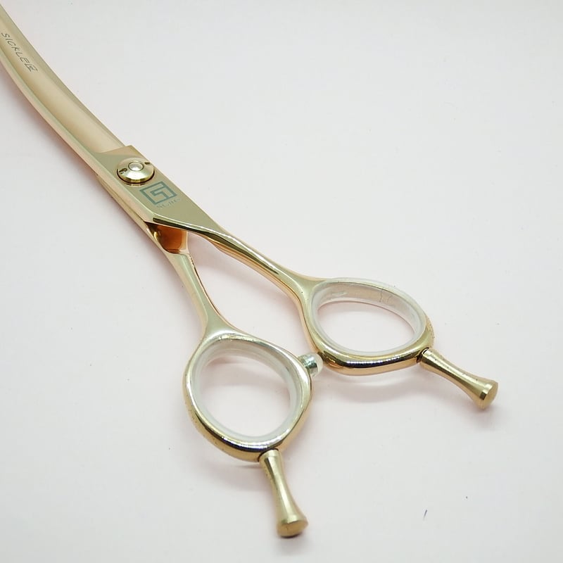 ギザ刃 カーブシザー【6.75インチ】ゴールド T13 | Svans.／スバンス