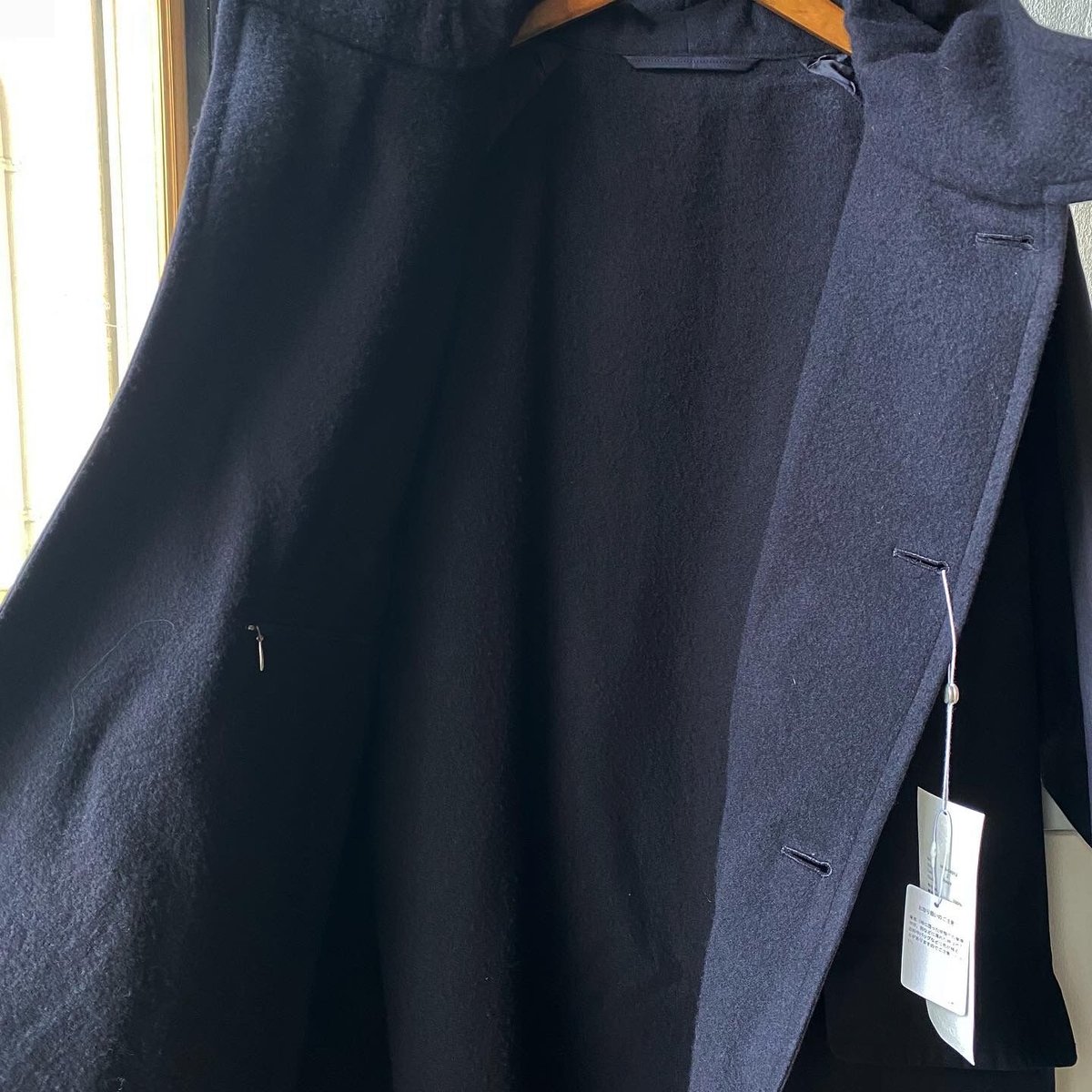 COMOLI コットン フーデッドコート | Less Higashikawa