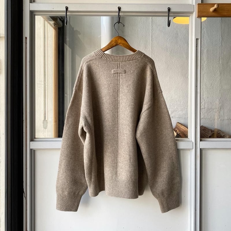 stein EX FINE LAMBS CREW NECK KNIT LS - S
