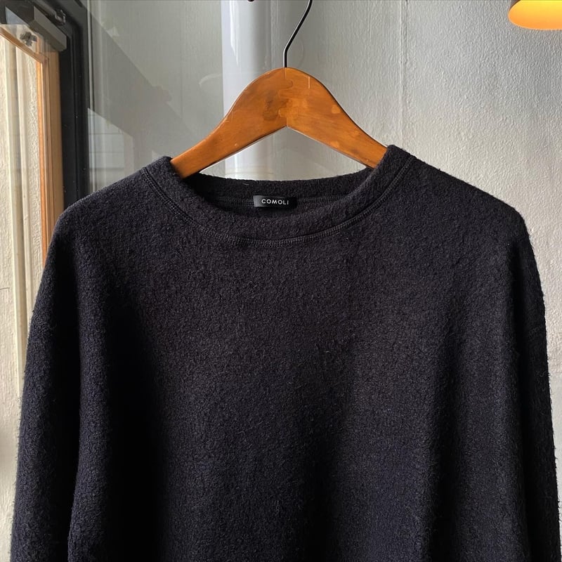 COMOLI シルクフリース 長袖クルー | Less Higashikawa