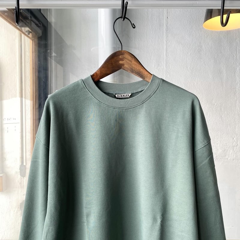 AURALEE SUPER HIGH GAUZE SWEAT P/O | Less Higa