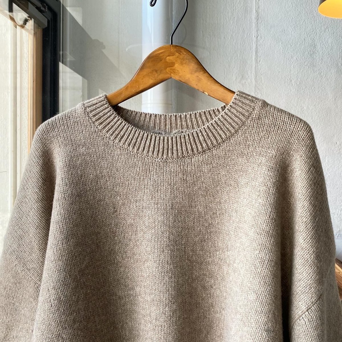 stein EX FINE LAMBS CREW NECK KNIT LS - S