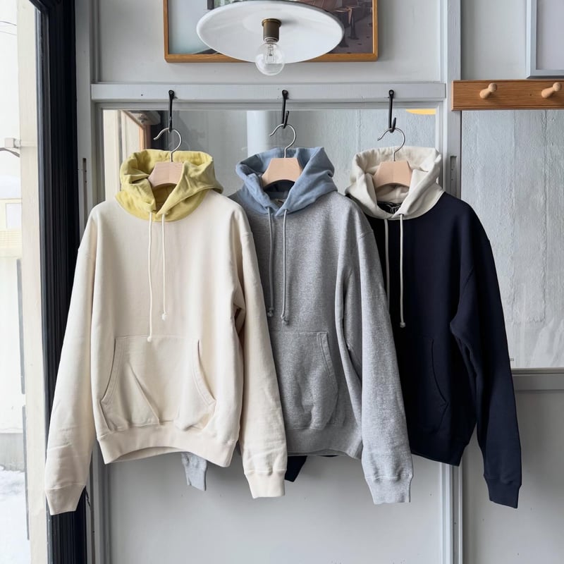 AURALEE SMOOTH SOFT BD SWEAT P/O PARKA | Less