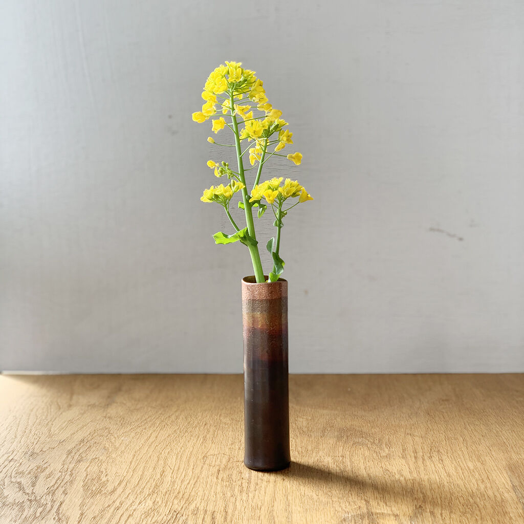 小花瓶 銅黒染 | WATO