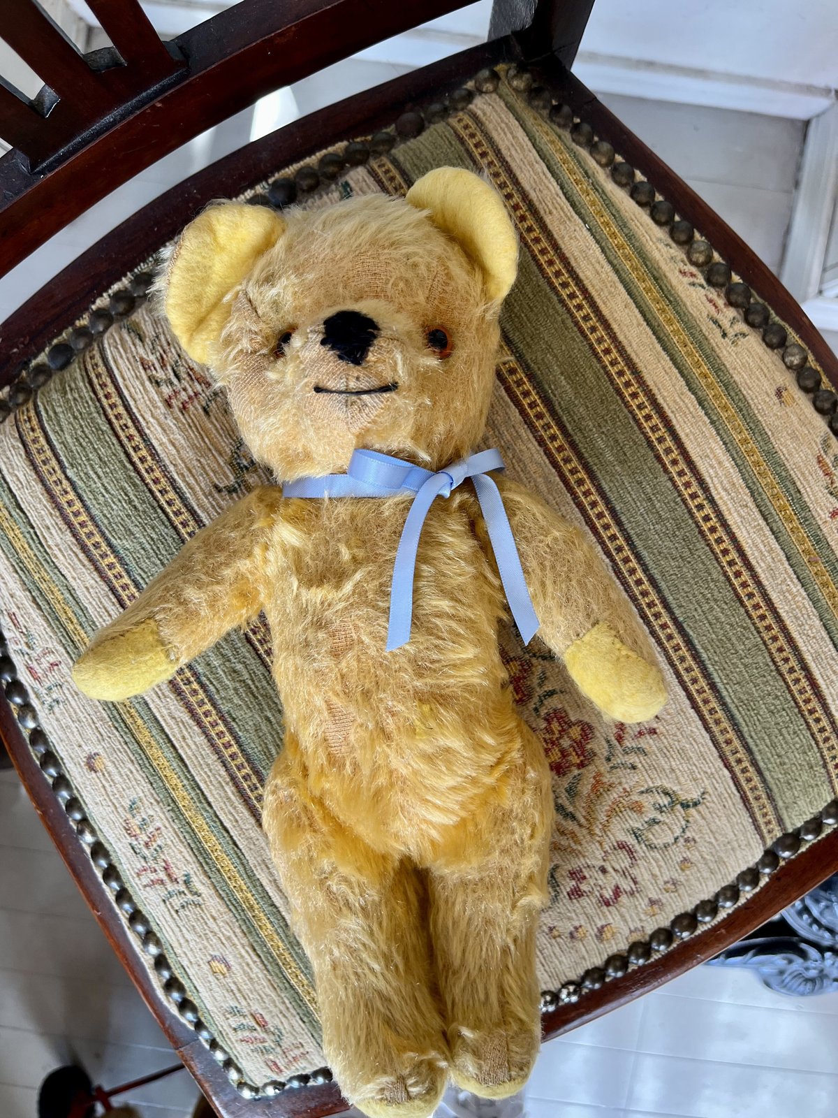 ○tb-16/はちみつ色のテディベア | PISKEY -イギリスのふるいもの