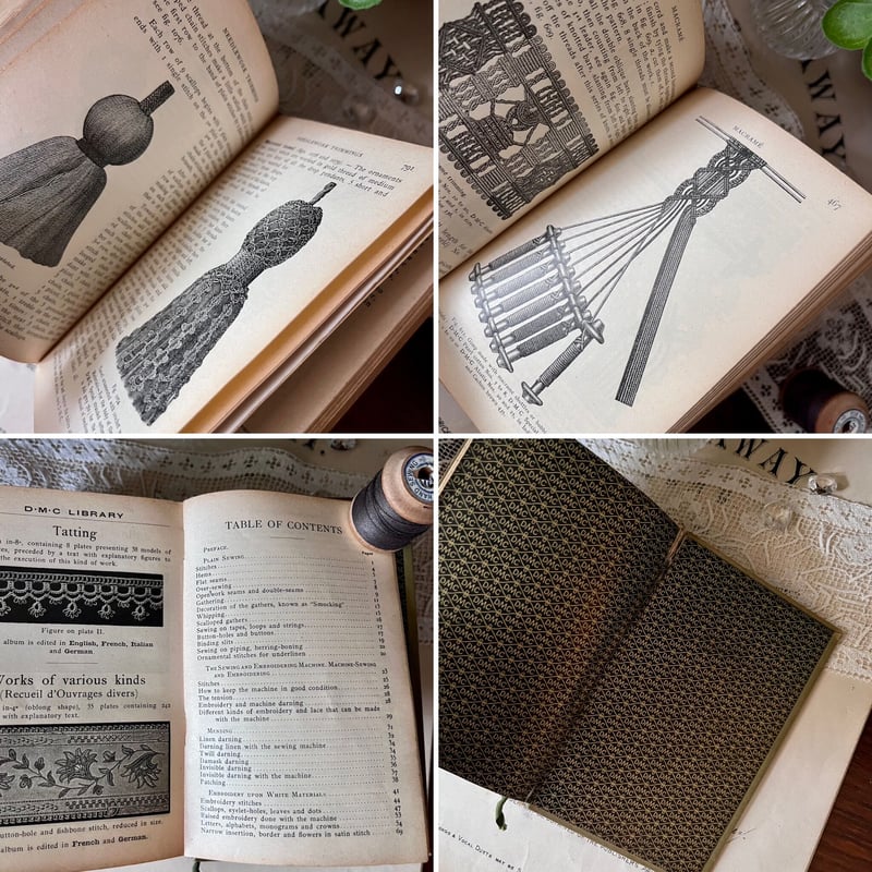 ○vp-25/1900年頃 DMC社ニードルワーク百科事典 | PISKEY -イギリス
