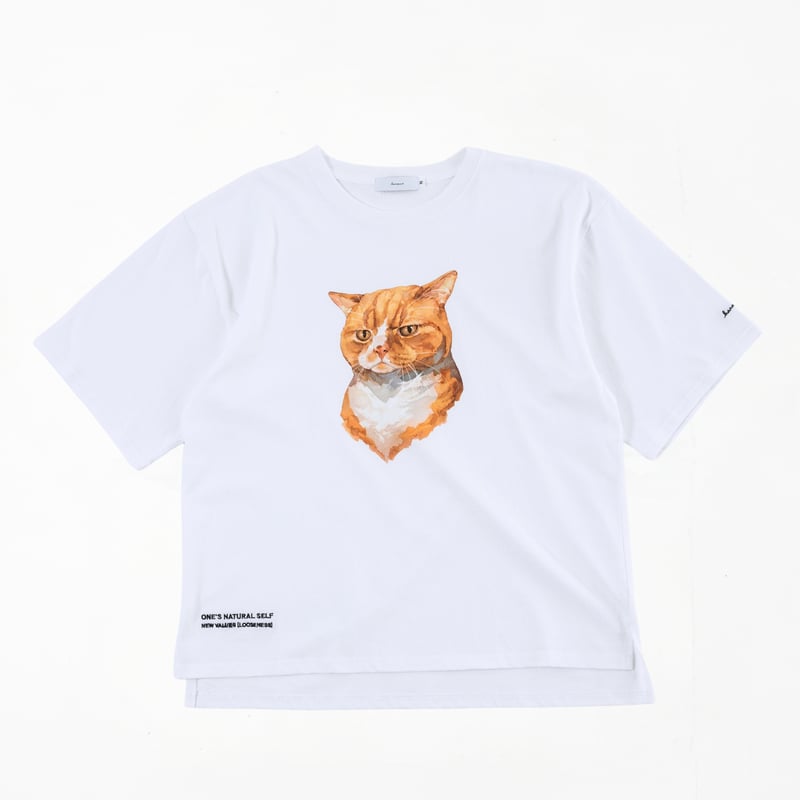 Neko Tee [FuteNeko] - ホワイト | harapeco Store