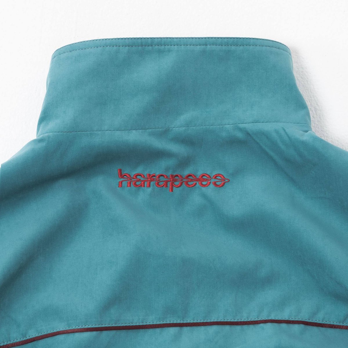 ミュージシャン harapeco Color Suede blouson-Blue Green Color Suede