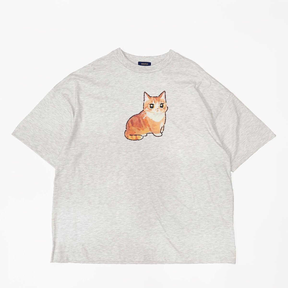 GENTLE CAT TEE（mochiNeko） - ホワイト | harapeco Store