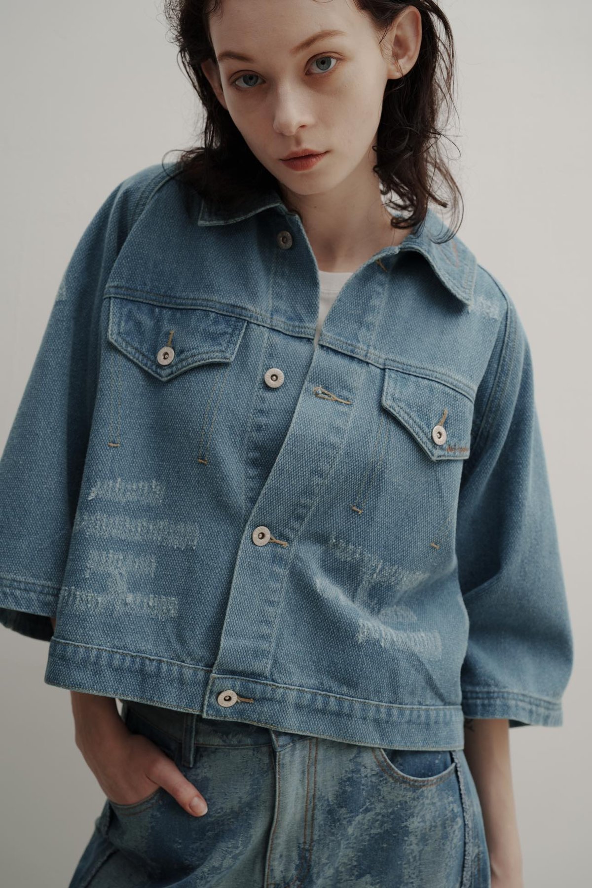DENIM JACKET - ブリーチ | harapeco Store
